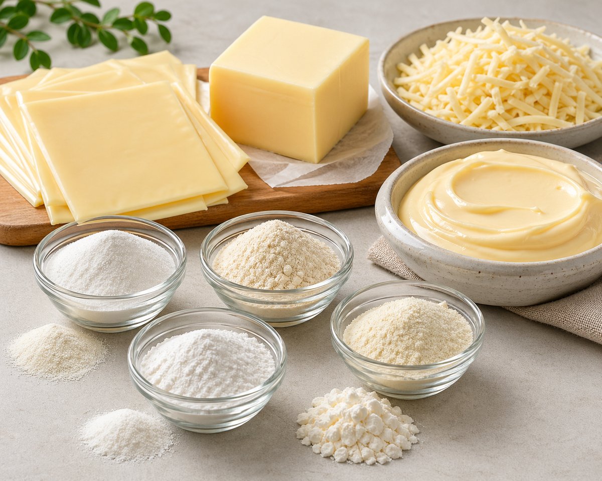 Technofood hydrocolloids for processed, analogue and cream cheese